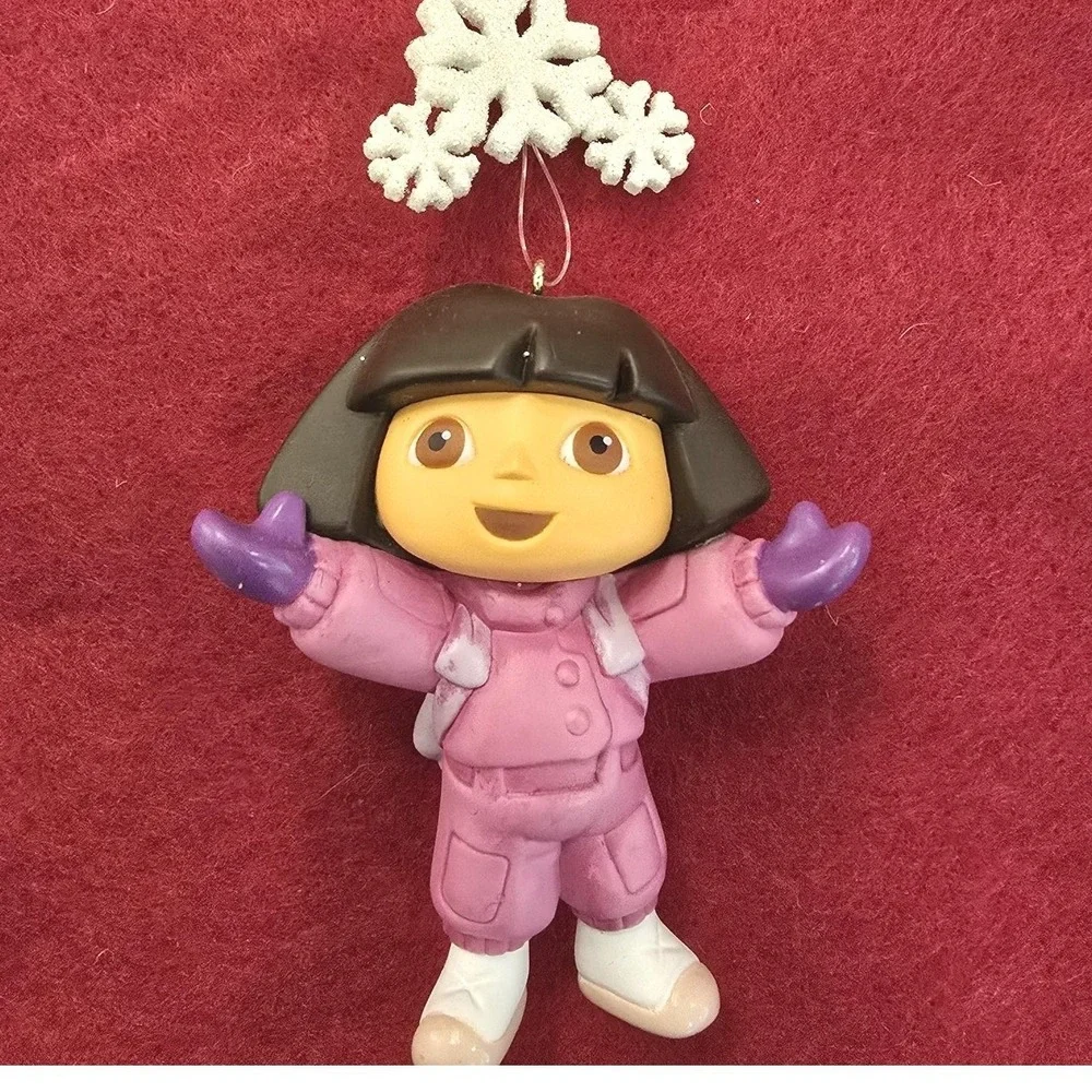 Dora the Explorer Vintage 2004  Holiday Ornament Feliz Navidad Nick Jr Christmas